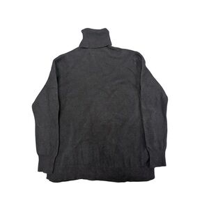 Oversized All Saints black Turtleneck Sweater